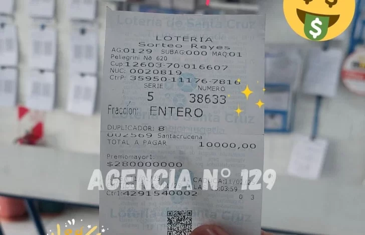 ¡Apareció!: ganador del premio de $140 millones es de Pico Truncado