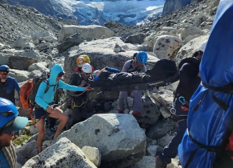 Escalador brasileño con fractura de cráneo tras el desprendimiento de piedras mientras escalaba