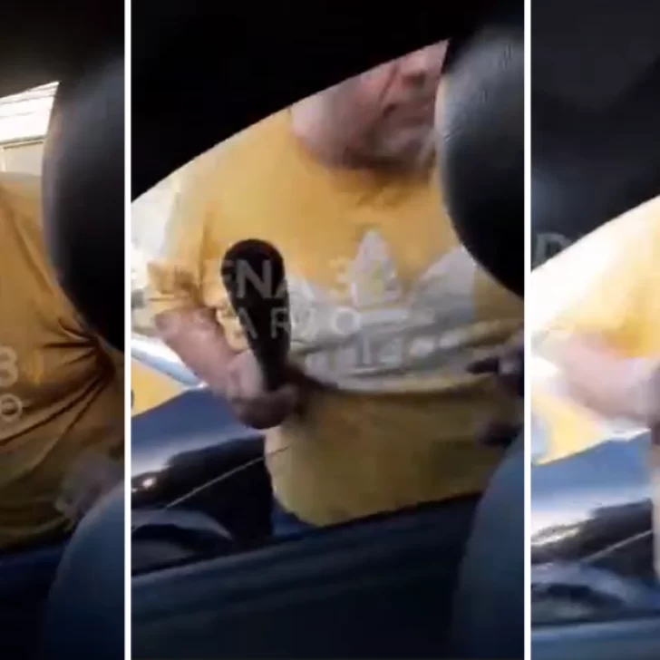 Video. Un taxista golpeó a otro con un bate de béisbol por una discusión de tránsito: “Este tipo está loco” Video. Un taxista golpeó a otro con un bate de béisbol por una discusión de tránsito: “Este tipo está loco”
