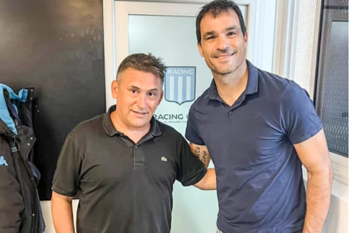 Vínculo Boxing – Racing: Leonardo Mata se reunió con Sebastián Saja