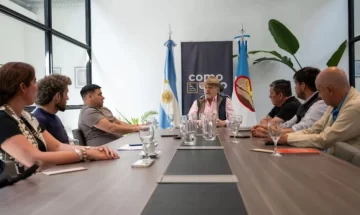 Comodoro: Othar Macharashvili reunió a todos los actores del sector de la construcción