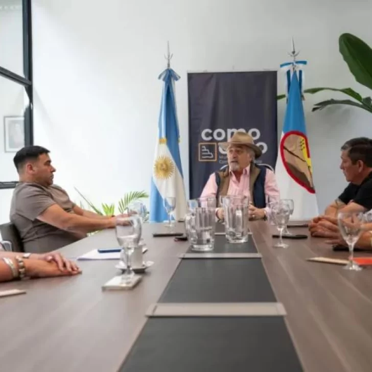 Comodoro: Othar Macharashvili reunió a todos los actores del sector de la construcción