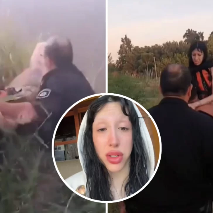 Video. Así fue el dramático rescate de Milky Dolly, la famosa influencer que casi se ahoga en río Coronda