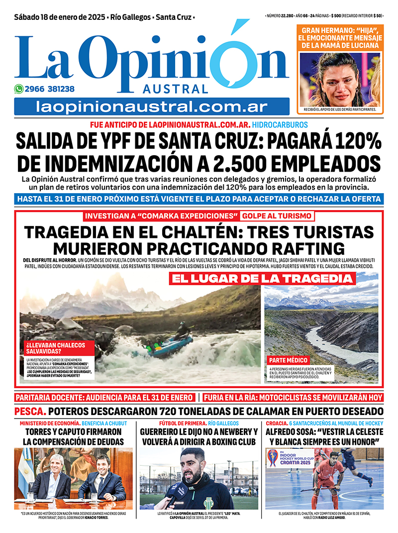 Tapa-de-La-Opinion-Austral-sabado-18-de-enero-de-2025-ypf-indemnizaciones-tragedia-en-chalten-544x728