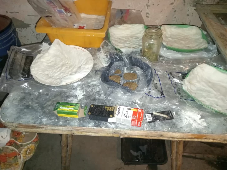 Desvalijaron una estancia y los detuvieron con armas, municiones y drogas
