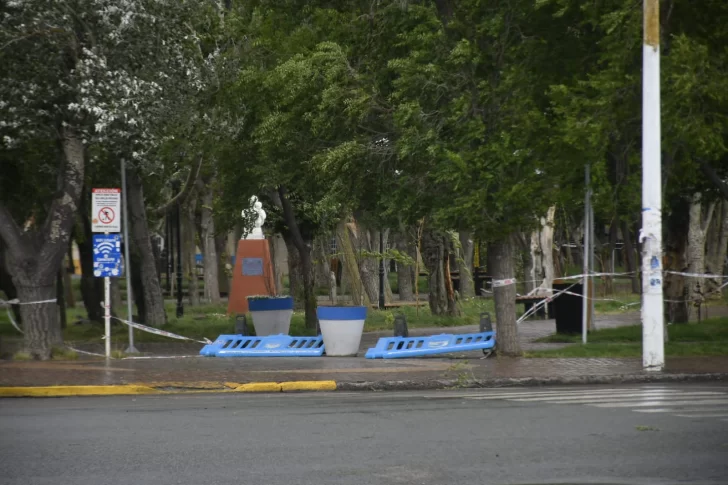 En medio del temporal de viento, un corte de luz afecta a varias zonas de Río Gallegos