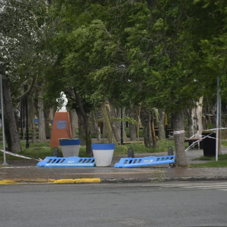 En medio del temporal de viento, un corte de luz afecta a varias zonas de Río Gallegos