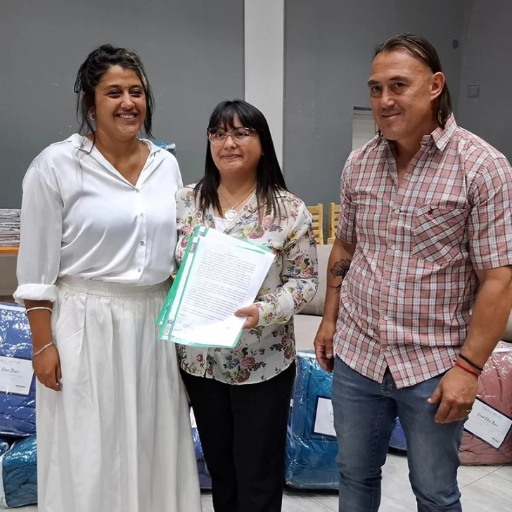 Entregaron donación solidaria al hogar de niños de Caleta Olivia
