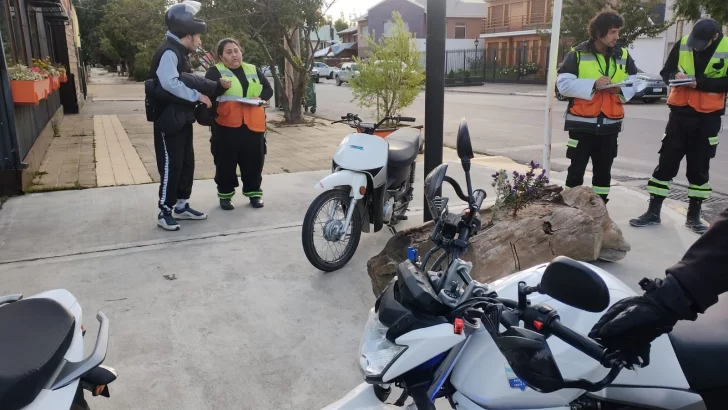 A una semana del violento episodio de la costanera de Río Gallegos, Tránsito y Policía controlaron 50 motocicletas