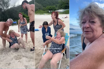Una abuela se vuelve viral tras emborracharse por primera vez en su vida en vacaciones en Brasil