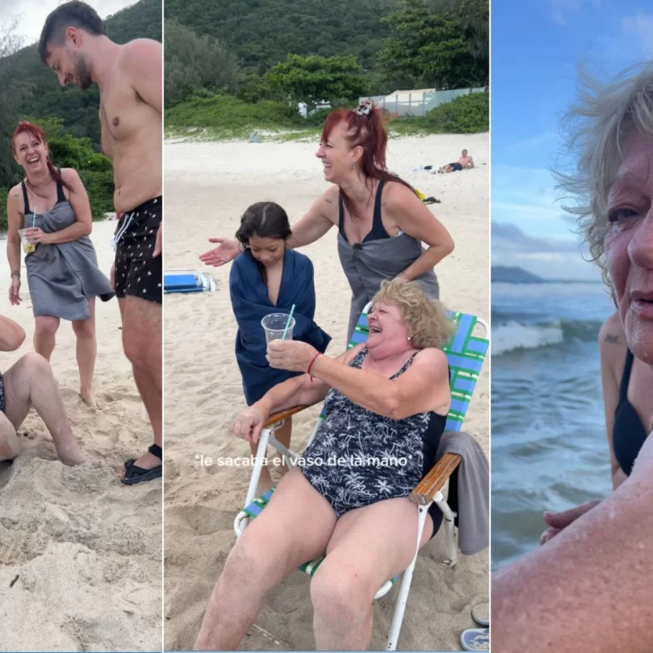 Una abuela se vuelve viral tras emborracharse por primera vez en su vida en vacaciones en Brasil