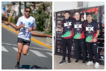 Stefano y Alberto, dos “águilas” que competirán en la Carrera Internacional del Diario Crónica