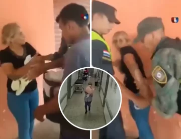 Video. Una argentina robó un bebé de un hospital de Paraguay y la detuvieron cuando estaba por cruzar la frontera