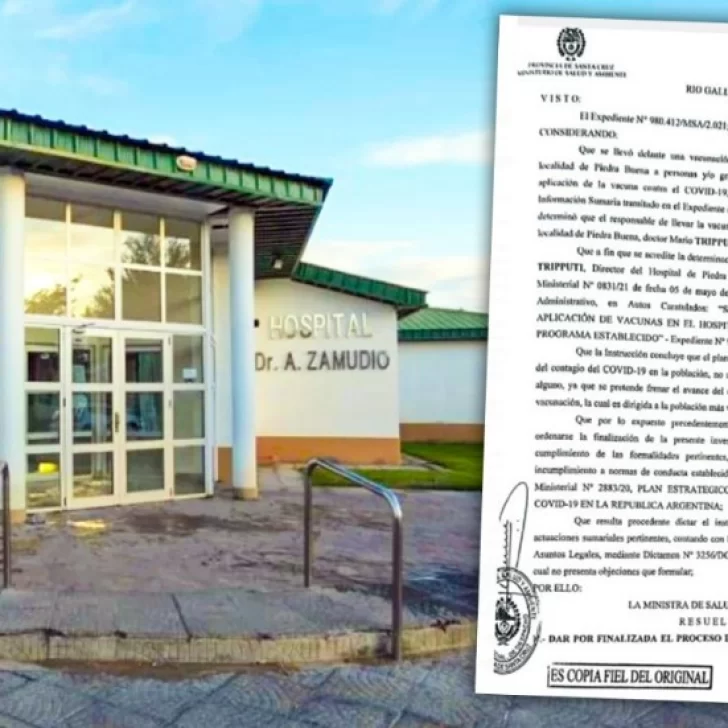 ¿Se acuerda del “Vacunatorio VIP”? El ex director de un hospital fue declarado libre de culpa y cargo