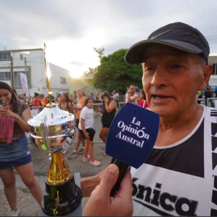 José Vargas, del ACV al podio en la Corrida del Diario Crónica de Comodoro Rivadavia