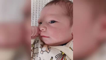 Pura emoción por el nacimiento de Giovanni Gael, el primer bebé de 2025 en Río Gallegos