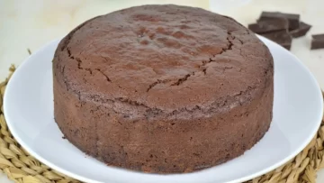 Receta de bizcochuelo de chocolate esponjoso y súper fácil