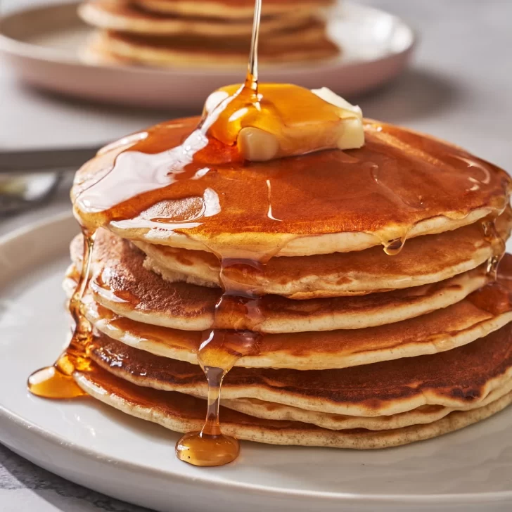 Receta de panqueques esponjosos para el desayuno o la merienda