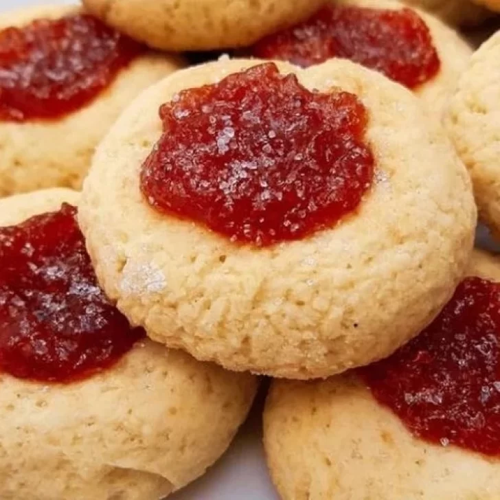 Receta de pepas caseras cubiertas con mermelada de frutos rojos