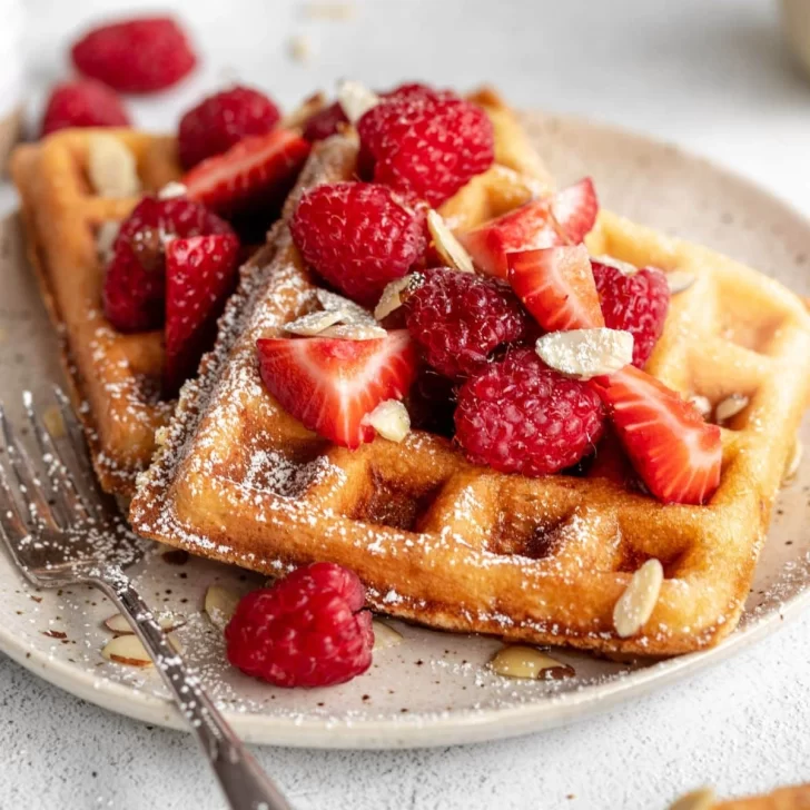 Receta de waffles para el desayuno o la merienda en solo 3 pasos