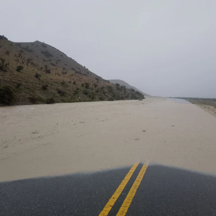 Tras el temporal y las inundaciones, habilitaron la circulación en la Ruta 40 en Santa Cruz