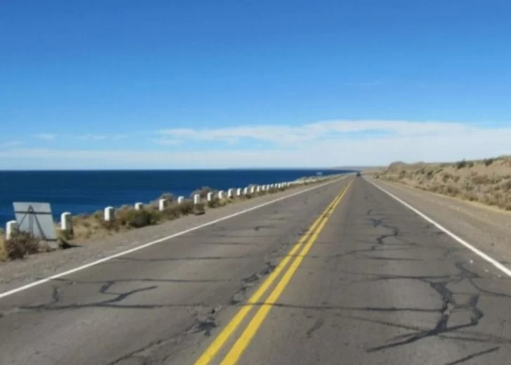  El tramo norte de la ruta nacional 3 se encuentra en un muy deteriorado estado.
