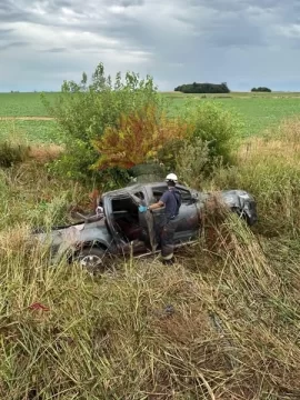 Galleguenses volvían de vacaciones de Entre Ríos y volcaron en Buenos Aires