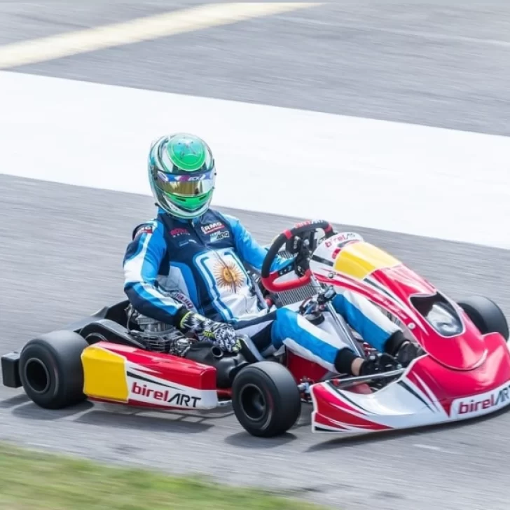 Thiago Díaz, con nuevo equipo y grandes oportunidades en el karting