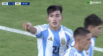 Con un golazo de Ian Subiabre, la Selección Argentina Sub 20 le ganó a Colombia y clasificó al Mundial