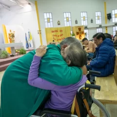 Padre Raúl Domínguez en su despedida: “Es un carisma estar cerca del que sufre”