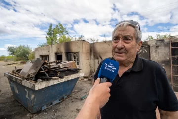 “No quedó nada, pero vamos a salir adelante”: El día después del incendio en la chacra Graci-Aike