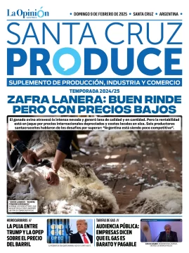 Tapa Suplemento Santa Cruz Produce: Zafra lanera: buen rinde y precios bajos
