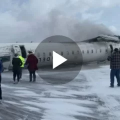 Grave accidente en Canadá: un avión de Delta Airlines se estrelló al aterrizar en Toronto