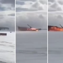 Video impactante: así fue el momento en que el avión se estrelló y volcó en Toronto