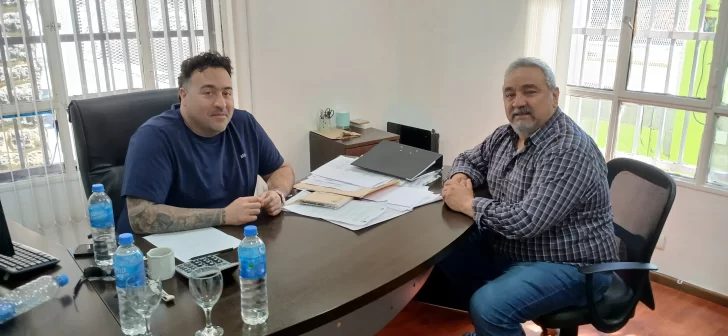 El ministro Brizuela recorrió obras  en Las Heras junto a Carambia