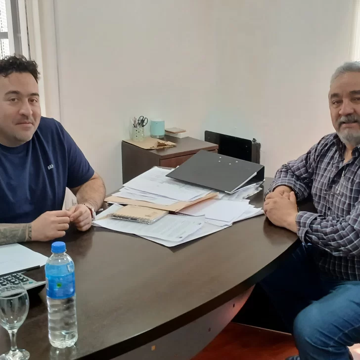 El ministro Brizuela recorrió obras  en Las Heras junto a Carambia