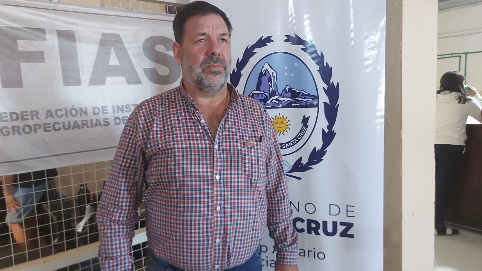  Adrián Suárez, presidente del Consejo Agrario Provincial. FOTO: JORGE BILBAO / LA OPINIÓN AUSTRAL.