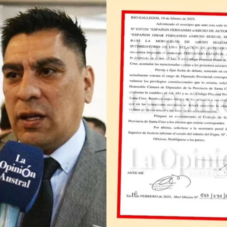 Pidieron el desafuero del diputado Fernando Españón por dos causas judiciales