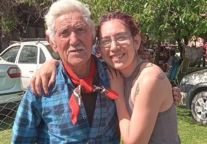 La despedida de la hija de Ángel Reyes, el hombre que murió en los incendios en El Bolsón