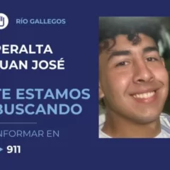 Buscan intensamente a Juan José Peralta, joven de 23 años desaparecido en Río Gallegos