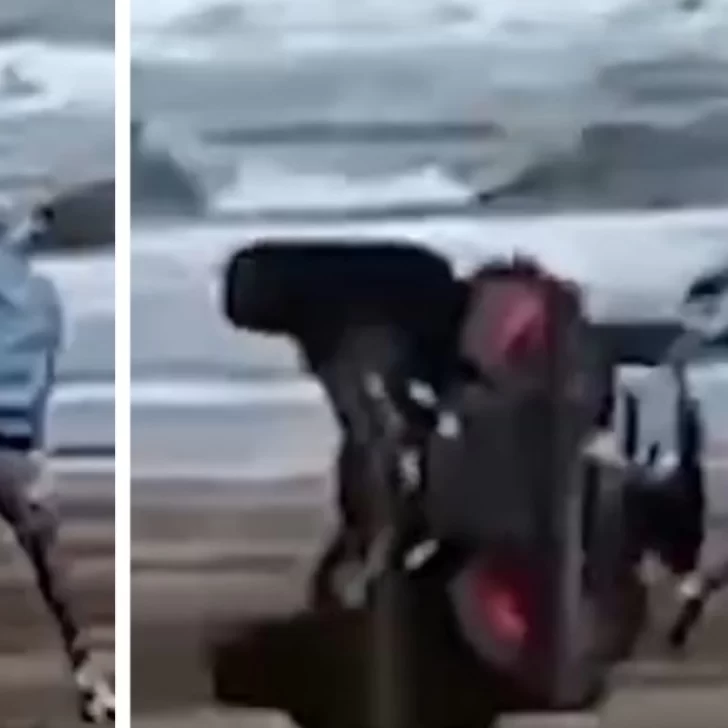 El impactante accidente de L-Gante en cuatriciclo: el video que muestra el momento del impacto