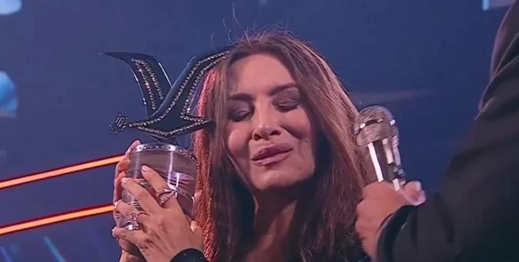 Myriam Hernández brilló en el Festival de Viña del Mar y se llevó la Gaviota de Platino