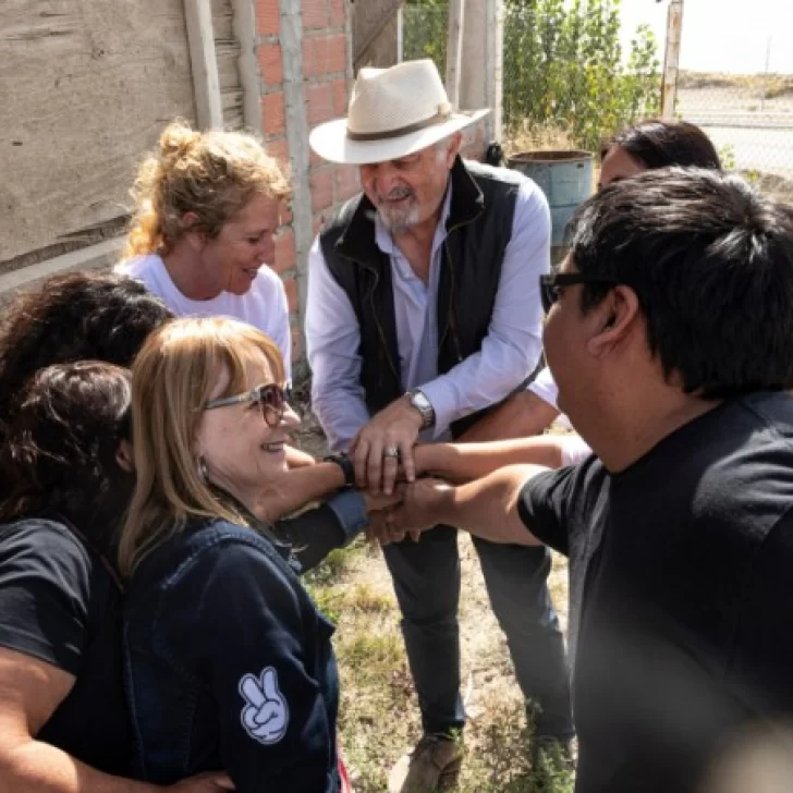 Othar recorrió la obra de “Juntos por un corazoncito feliz”