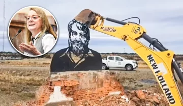 El reclamo por la destrucción del monumento a Osvaldo Bayer llegó al Senado de la Nación
