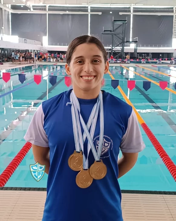 Milagros Alonso brilló en el Open COPAR 2025 y cerró su participación con tres medallas doradas