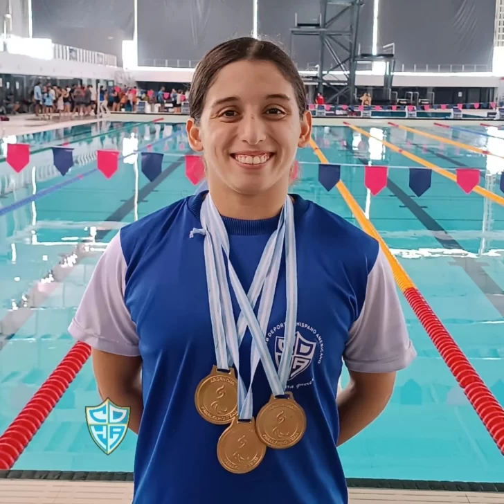 Milagros Alonso brilló en el Open COPAR 2025 y cerró su participación con tres medallas doradas