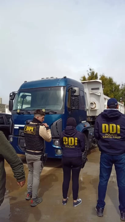 Buscaban un camión involucrado en una estafa en Chubut y apareció en Santa Cruz