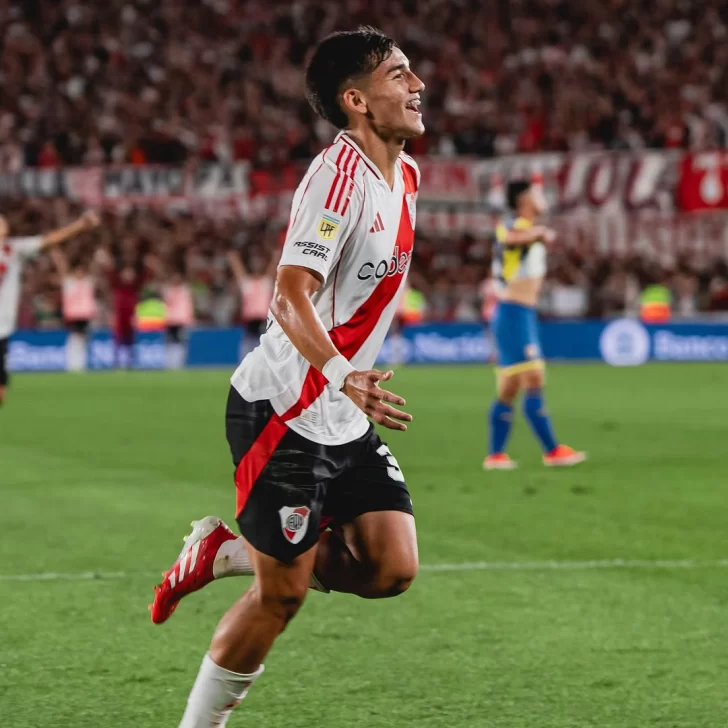 Ian Subiabre, la joya de la Patagonia y su primer gol en la Primera de River Plate