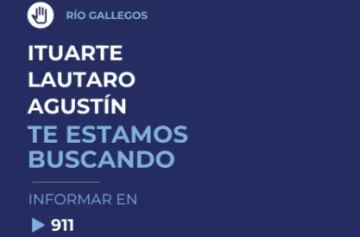 Desesperada búsqueda de un chico de 13 años en Río Gallegos
