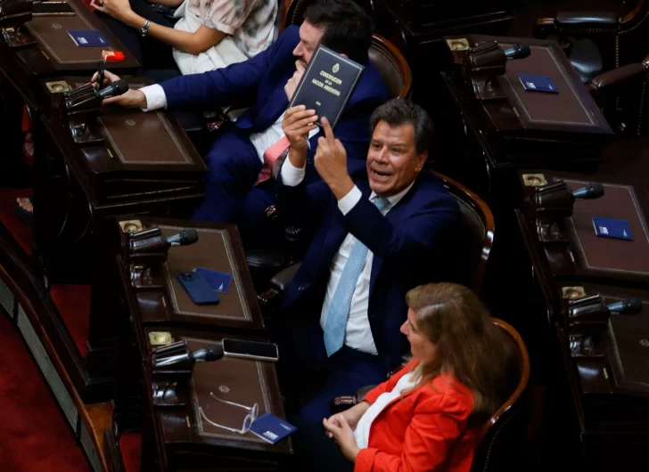 Milei cuestionó a Manes en el Congreso y el diputado denunció que lo agredieron: “Me pegaron dos piñas”